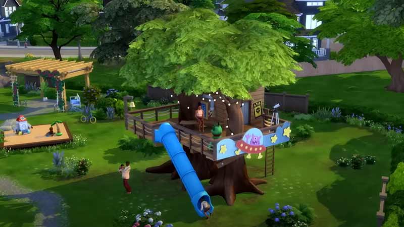 how to build a treehouse in sims 4 growing expansion pack 