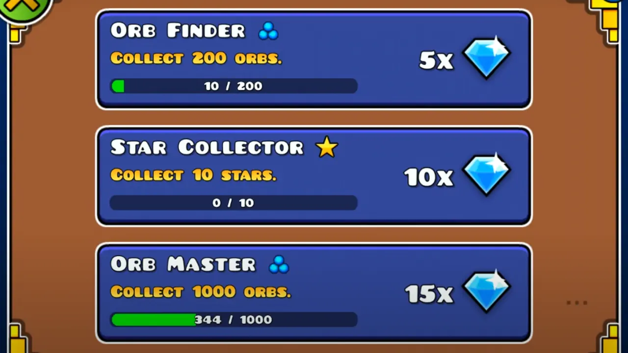 Collect Diamonds Quickly In Geometry Dash